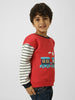 Boys Graphic Printed Drop Shoulder Sweatshirt