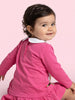 Nautinati Baby Girls Oopsie Daisy Sweatshirt Frock with Peter Pan Collar