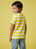 Nautinati Boys' 100% Cotton Pack of 2 Striped &  Graphic Crew Neck T-shirts