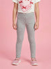 Nautinati Girls' 100% Cotton Pack of 2 Regular Fit Solid Essentials Leggings