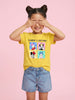 Nautinati Girls' 100% Cotton Crew Neck Disney Minnie Mouse & Friends Printed T-shirt