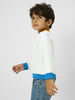 Boys Colourful-Ribbed Sweatshirt