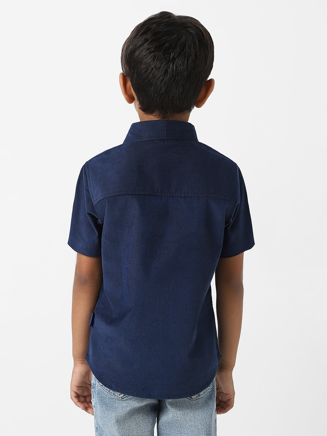 Nautinati Boys' Corduroy Shirt With Badge Detailing