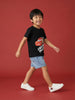 Nautinati Boys' 100% Cotton Disney Lightning McQueen Graphic Oversized Crew Neck T-shirt