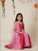 Nautinati Red Festive Ethnic Set For Girls – Cotton Comfort & Style