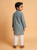 Nautinati Boys' Cotton Festive Kurta and Pyjama Set | Block Print Kurta | Age 2-10 Years (No Return | No Cancellation)