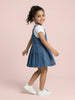 Nautinati Baby Girls Pinafore Co-ord Set