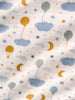 Nautinati Baby Girls' Muslin 100% Cotton Pack of 2 All-over Print Woven Swaddles