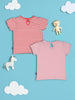 Nautinati Cotton Pack Of 2 T-Shirts For Girls