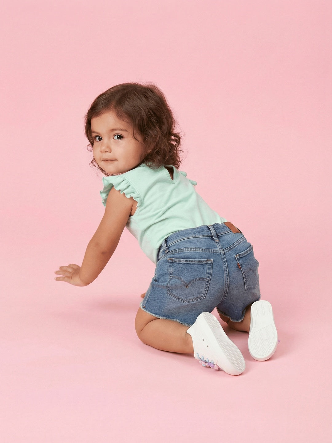 Nautinati Baby Girls' 100% Cotton Pack of 2 Disney Winnie the Pooh Placement Print Tops