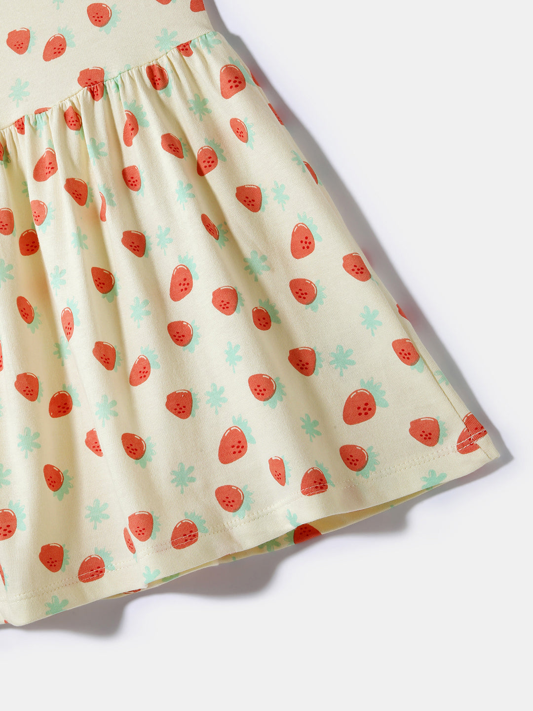 Nautinati Girls' Cotton Printed Dresses | Pack of 2 | Age 0 - 2 Years