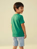 Nautinati Boys' 100% Cotton Crew Neck Marvel Spiderman Placement Print T-shirt