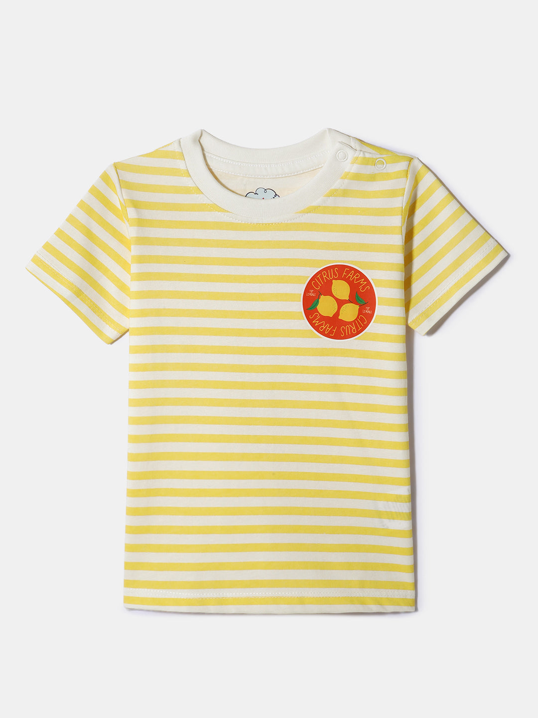Nautinati Girls' Cotton Tops | Pack of 3 | Age 0 - 2 Years