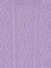 Nautinati Lavender Cable-Knit Sweater For Girls