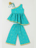 Nautinati Girls' Cotton Ethnic Festive Set | Age 2-10 Years
