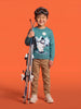 Nautinati Boys Polar Bear Blue Relaxed Fit Round Neck Sweater