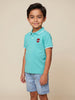 Nautinati Boys’ 100% Pique Cotton Marvel Spiderman Badge T-shirt
