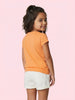Nautinati Girls' 100% Cotton Crew Neck Disney Minnie Mouse & Figaro Printed T-shirt