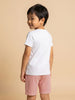 Nautinati Boys' Cotton London Calling Printed T-shirt and Shorts Co-ord set