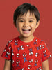 Nautinati Boys Spiderman Printed Regular Fit Round Neck T-shirt and Shorts Co-ord Set