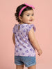 Nautinati Baby Girls' 100% Cotton Pack of 2 Disney Minnie Mouse Graphic & All-over Print Tops