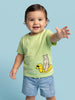Nautinati Boys' Pack of 3 Cotton Sea Animal Printed T-shirts