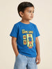 Nautinati Boys' 100% Cotton Pack of 2 Gaming Print Crew Neck T-shirts