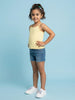 Nautinati Girls' 100% Cotton Pack of 3 Solid Essentials Camisoles