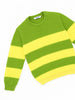 Nautinati Green and Yellow Striped Boys' Sweater for Boys