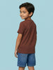 Nautinati Boys' 100% Cotton Pack of 2 All-over & Chest Fruit Print Crew Neck T-shirts