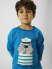 Boys Interactive & Playful Animal-Themed Applique Sweatshirt