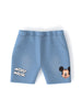 Nautinati White & Blue Mickey Mouse Printed  T-shirt and Shorts Set for Boys