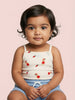 Nautinati Baby Girls' 100% Cotton Pack of 2 Printed Camisoles
