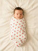 Nautinati Baby Girls' Muslin 100% Cotton Pack of 2 All-over Print Woven Swaddles