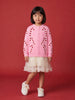 Nautinati Girls Relaxed Fit Christmas Candy Cane Knit Sweater