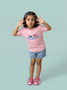 Nautinati Girls' 100% Cotton Disney Lilo & Stitch Front & Back Graphic Oversized T-shirt