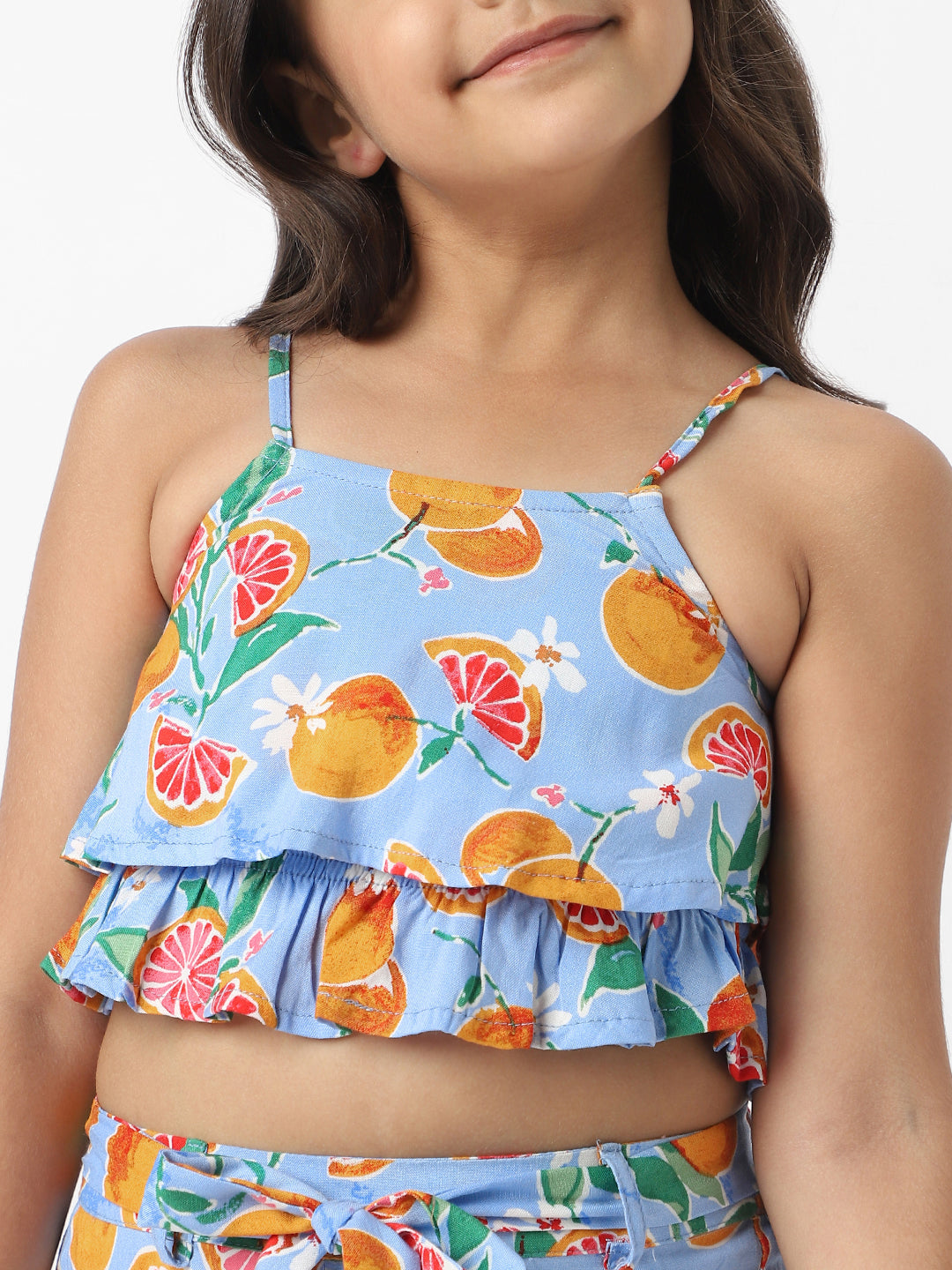 Cotton Co-ords for Girls | Girls Rayon-Cotton Clothing Set | 4 to 8 Years