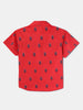 Nautinati Boys' Poplin Cotton Printed Shirt and Shorts Set | Age 2 - 10 Years