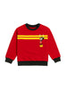 Nautinati Red & Black Mickey Mouse Print Sweatshirt Set for Boys