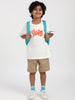 Nautinati Boys' Cotton Surfing Print T-shirt