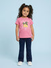 Nautinati  Girls' 100% Cotton Stretchable Bootcut  Dark Wash Essentials Jeans