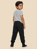 Nautinati Boys’ Solid Relaxed Fit Woven Parachute Pants with Utility Pockets