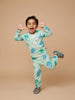 Nautinati Boys Pure Cotton Dinosaur Printed T-shirt with Joggers Night Suit