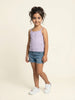 Nautinati Girls' 100% Cotton Pack of 3 Solid Essentials Camisoles