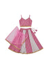 Nautinati Pink Festive Ethnic Set for Girls – Cotton Comfort & Style