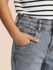 Nautinati Boys Pure Cotton Mid Grey Loose Fit Jeans