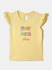 Nautinati Girls' 100% Cotton Printed Tops | Pack of 2 | Age 0 - 2 Years