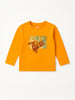 Nautinati Pack Of 2 Orange & Blue Spiderman T-Shirts For Boys