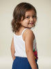 Nautinati Baby Girls Cotton Summer Fruit Printed Regular Fit Square Neck Camisole Top and Shorts Clothing Set