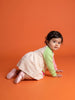 Nautinati Baby Girls Strawberry Sweatshirt Frock with Strawberry Applique Pocket